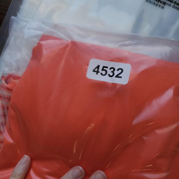 Mountain Hardwear Hoodie Womens Small Orange Striped Long Sleeve Pullover - Picture 6 of 6